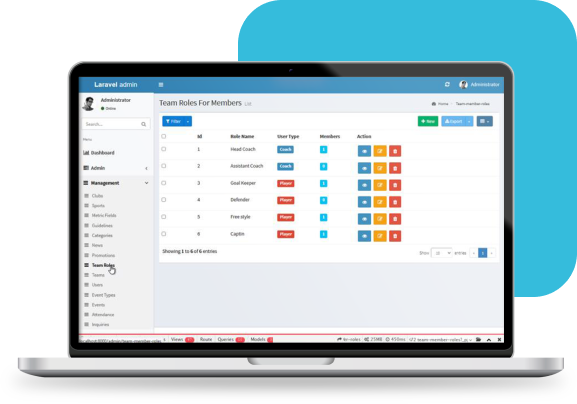 Laptop Dashboard Champ